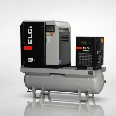 Compressor parafuso elétrico lubrificado a óleo de 3 a 20 HP