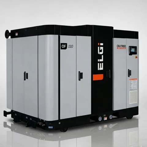 Compressor de parafuso ELGi Série OF isento de óleo