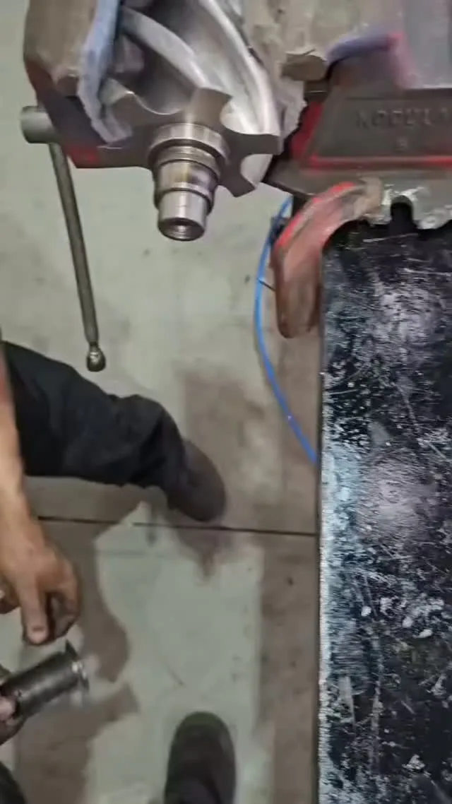 Retífica e inspeção de unidade compressora industrial